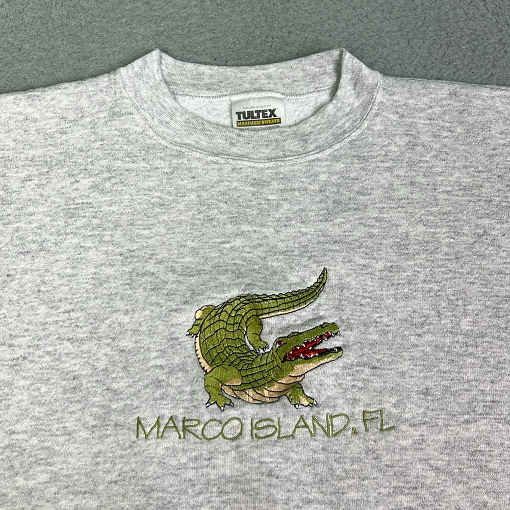 Vintage Florida Crocodile Crewneck Sweater - Picture 2 of 6
